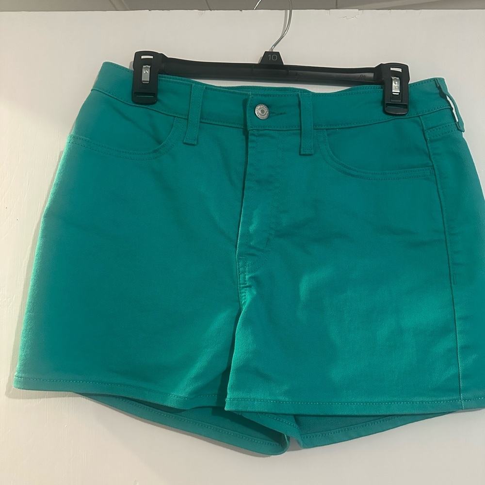 Old Navy Green High Waist Shorts
